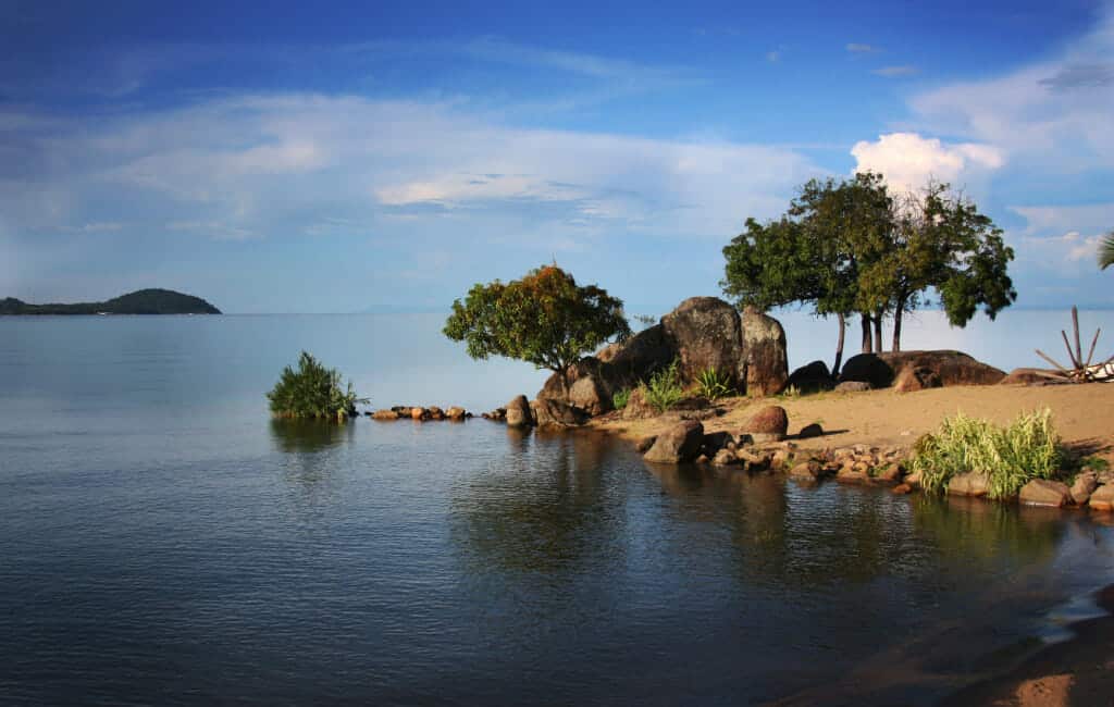 Bucht am Malawisee