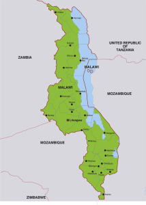 Landkarte Malawisee